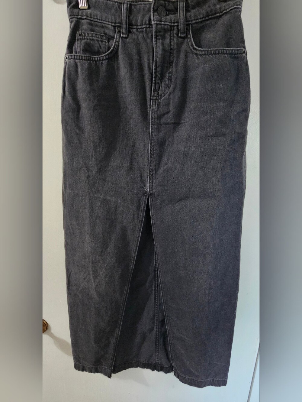 We The Free Nothing Better Denim Maxi Skirt